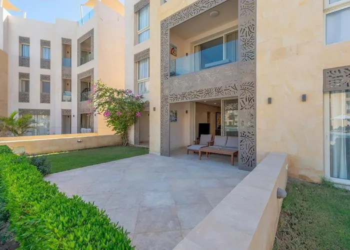 شقة Mangroovy- 1br Gf Waterfront Glitzy Direct Pool الغردقة